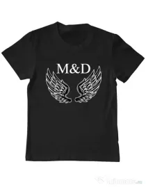 Tricou personalizat copil M&D 08 Negru