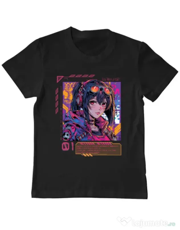Tricou personalizat copil NEON DREAMS Negru