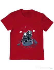 Tricou ADLER copil Across the galaxy Rosu