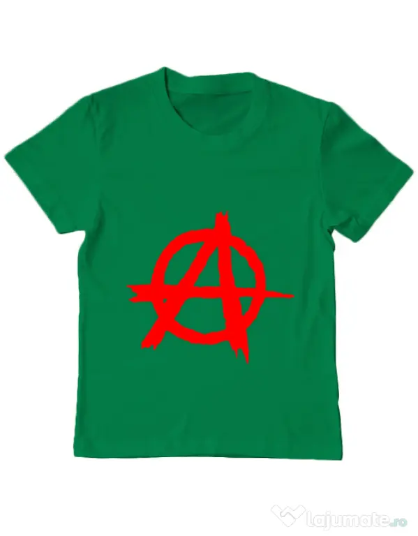 Tricou ADLER copil Anarchy Verde mediu