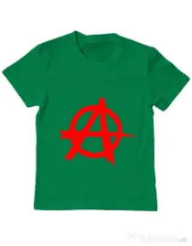 Tricou ADLER copil Anarchy Verde mediu