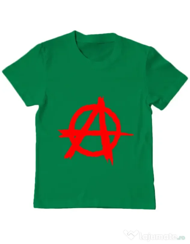 Tricou ADLER copil Anarchy Verde mediu