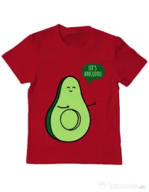 Tricou ADLER copil Avocuddle 1 Rosu