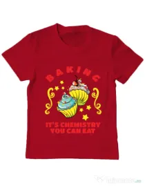 Tricou ADLER copil Baking Rosu