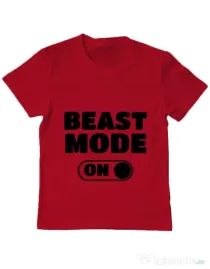 Tricou ADLER copil Beast mode Rosu