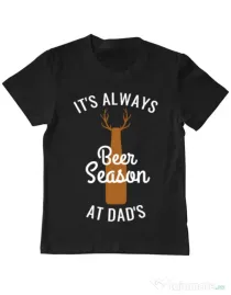 Tricou ADLER copil Beer season Negru