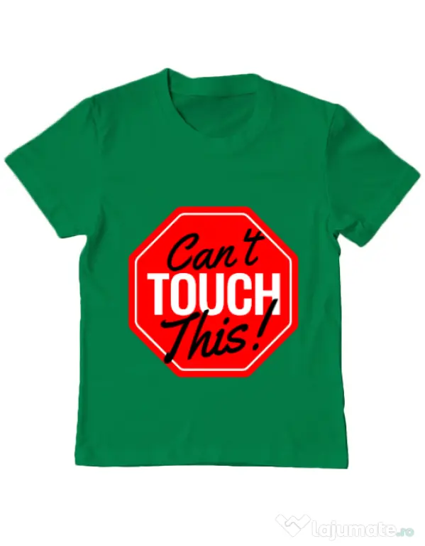 Tricou ADLER copil Can’t touch this Verde mediu