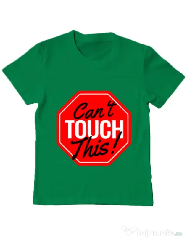 Tricou ADLER copil Can’t touch this Verde mediu