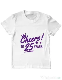 Tricou ADLER copil Cheers Alb
