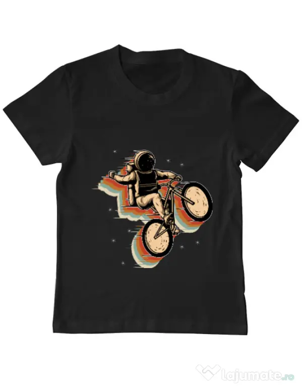 Tricou ADLER copil Cycling space Negru