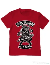 Tricou ADLER copil Dark samurai Rosu