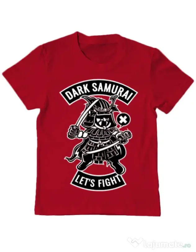 Tricou ADLER copil Dark samurai Rosu