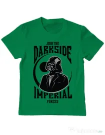 Tricou ADLER copil Darkside Verde mediu