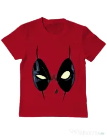 Tricou ADLER copil Deadpool mask Rosu