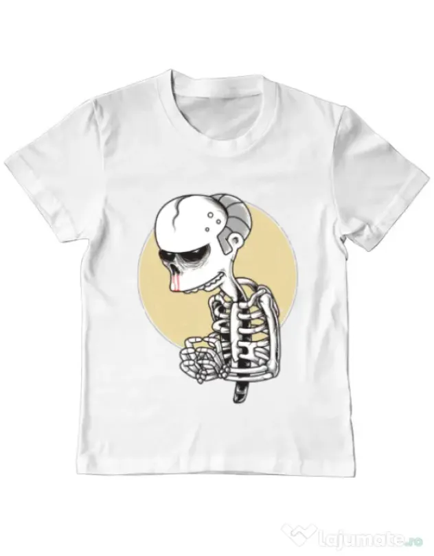 Tricou ADLER copil Death of Grandfather Alb