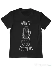 Tricou ADLER copil Do not touch me Negru