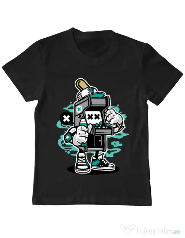 Tricou ADLER copil Game On 2 Negru