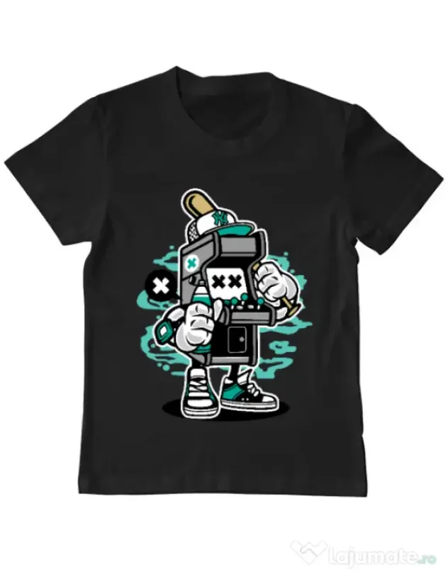 Tricou ADLER copil Game On 2 Negru
