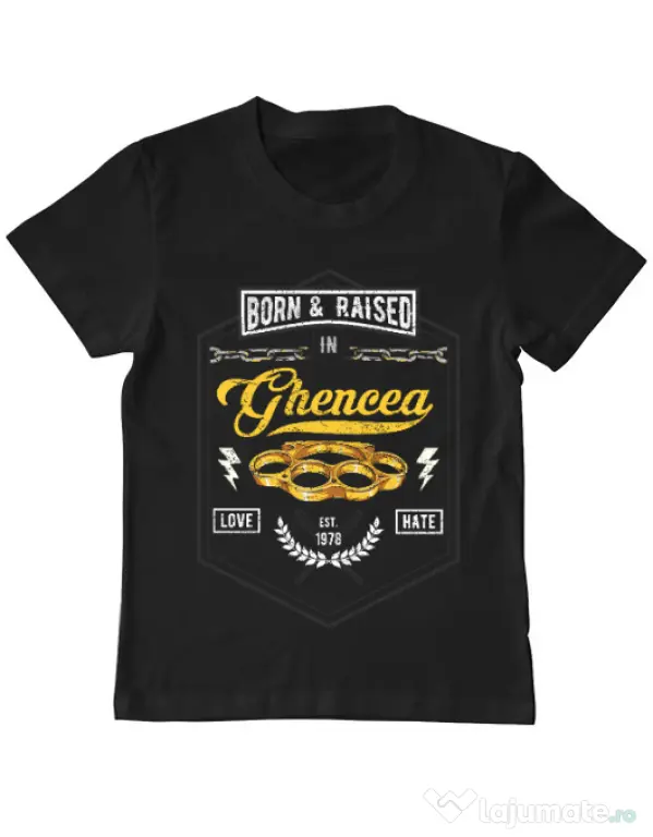 Tricou ADLER copil Ghencea Negru