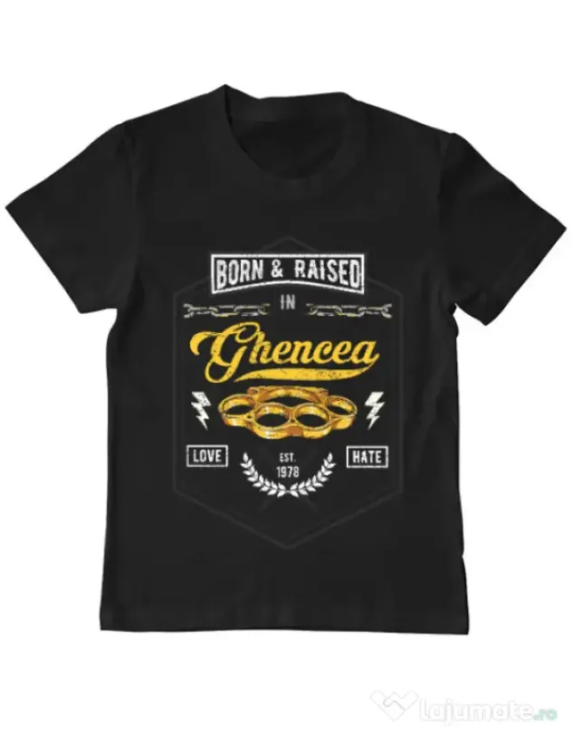 Tricou ADLER copil Ghencea Negru