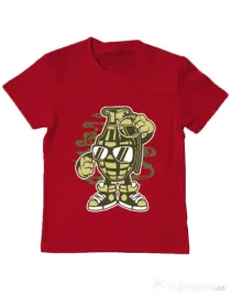 Tricou ADLER copil Grenade Rosu