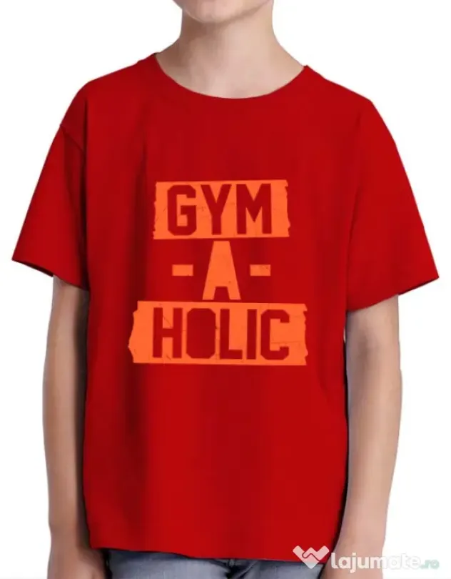 Tricou ADLER copil Gymaholic Rosu