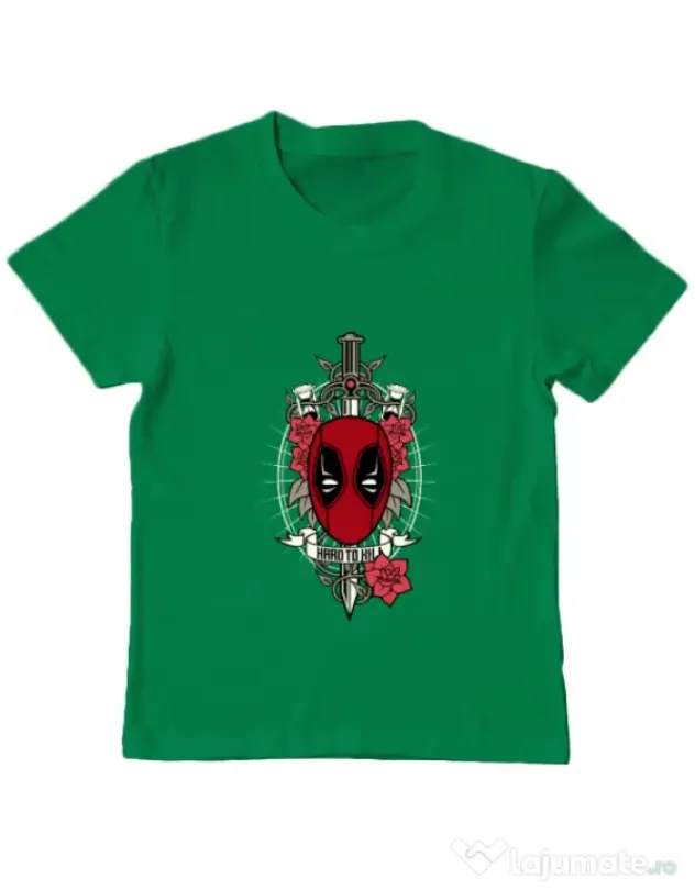 Tricou ADLER copil Hard To Kill Verde mediu