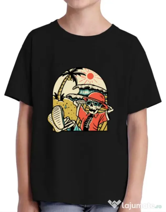 Tricou ADLER copil Have a Break Negru
