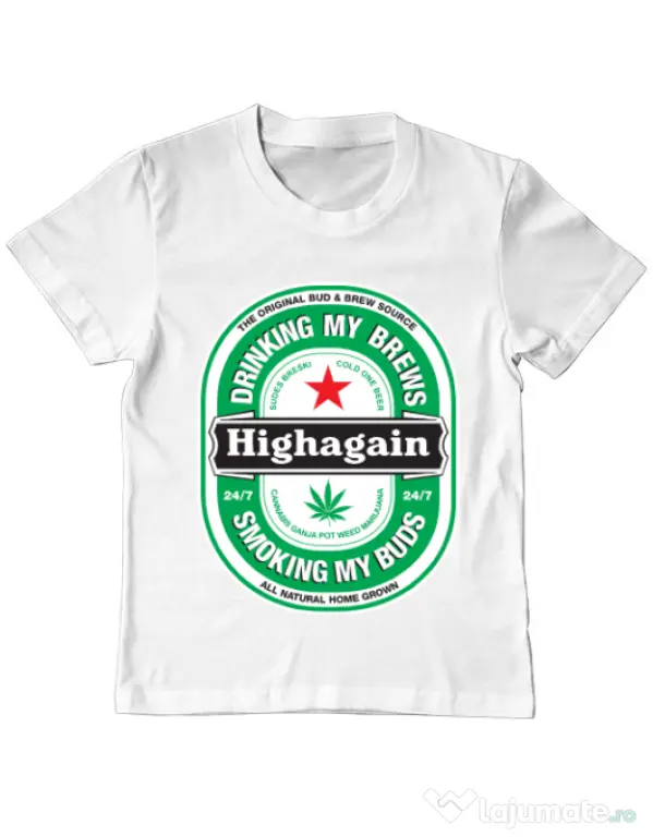 Tricou ADLER copil Highagain Alb
