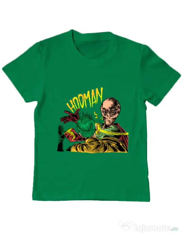 Tricou ADLER copil Hooman Verde mediu