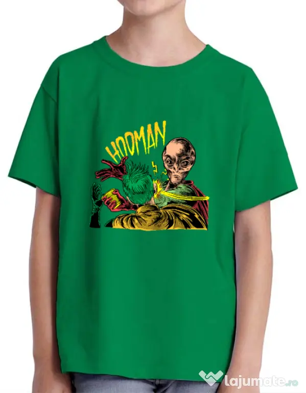 Tricou ADLER copil Hooman Verde mediu