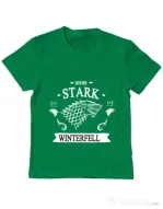 Tricou ADLER copil House Stark Verde mediu