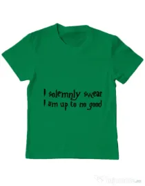 Tricou ADLER copil I solemnly swear Verde mediu