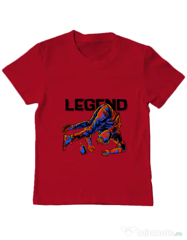 Tricou ADLER copil LEGEND Rosu
