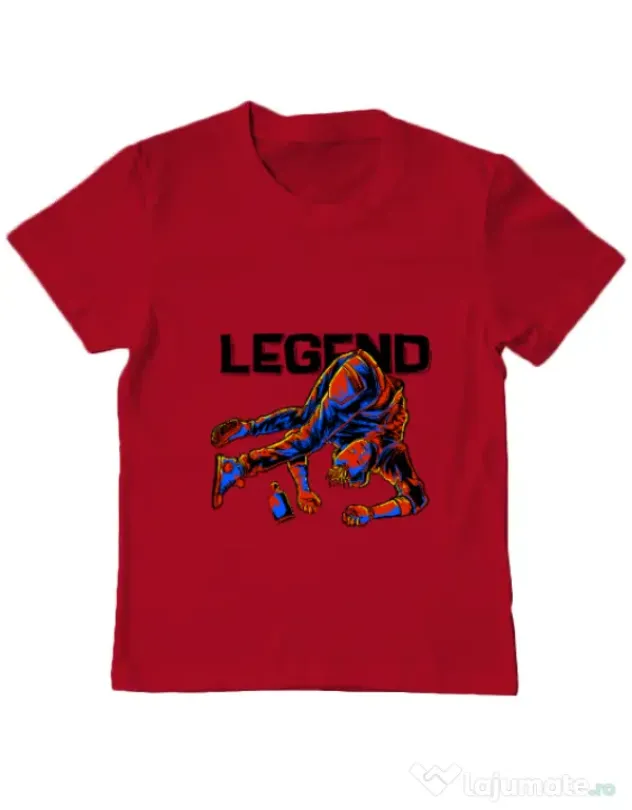 Tricou ADLER copil LEGEND Rosu