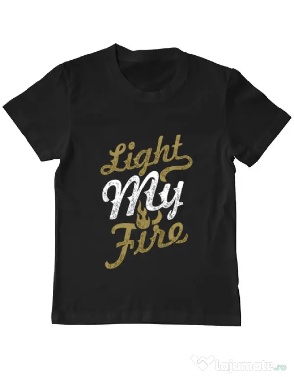 Tricou ADLER copil Light My Fire Negru