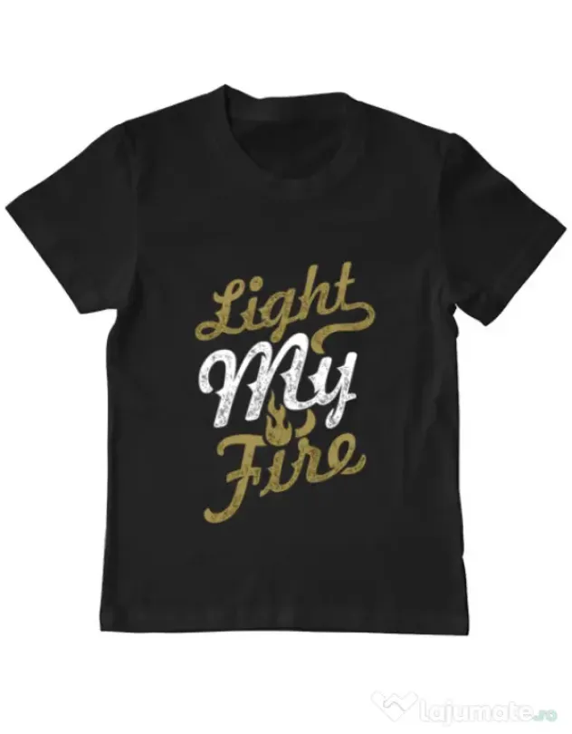 Tricou ADLER copil Light My Fire Negru