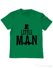 Tricou ADLER copil Little man Verde mediu 
