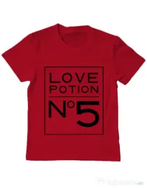 Tricou ADLER copil Love potion Rosu
