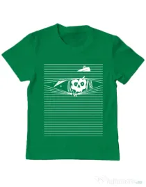 Tricou ADLER copil Lurk Verde mediu