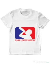 Tricou ADLER copil Major league Alb