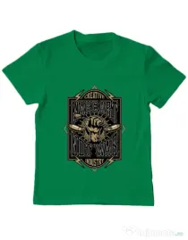 Tricou ADLER copil Make Art Not War Verde mediu