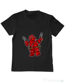 Tricou ADLER copil Marshmallow Merc Negru