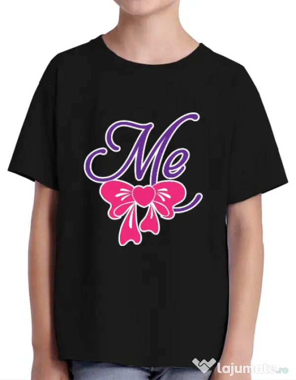 Tricou ADLER copil Me Negru