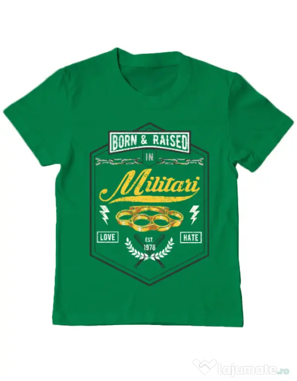 Tricou ADLER copil Militari Verde mediu