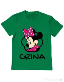 Tricou ADLER copil Mouse daughter Verde mediu
