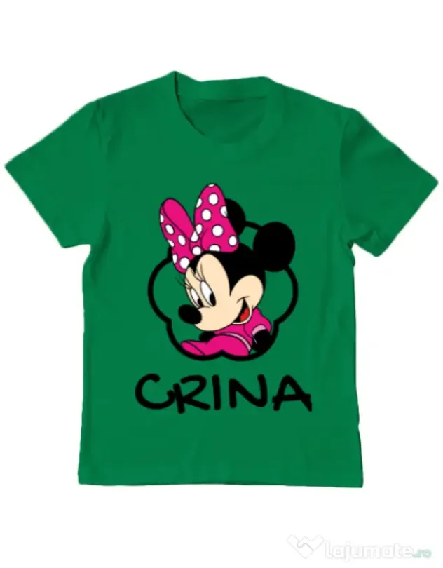 Tricou ADLER copil Mouse daughter Verde mediu