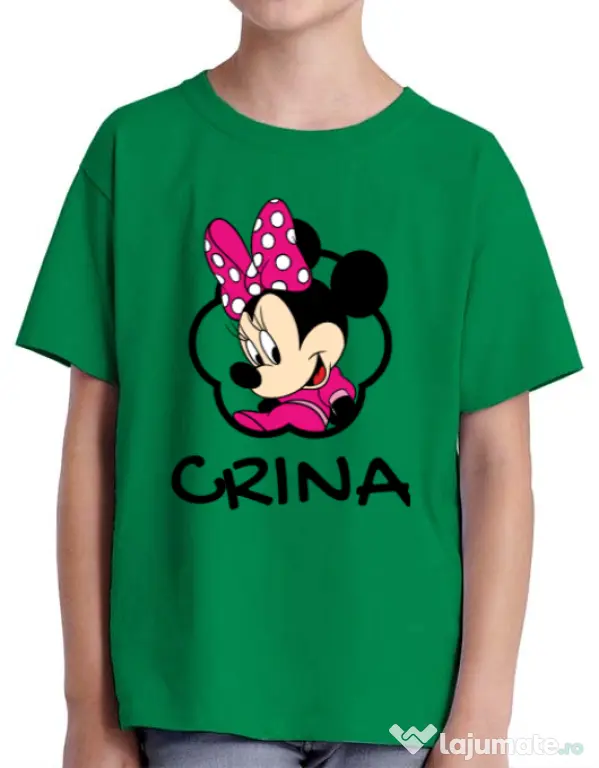 Tricou ADLER copil Mouse daughter Verde mediu