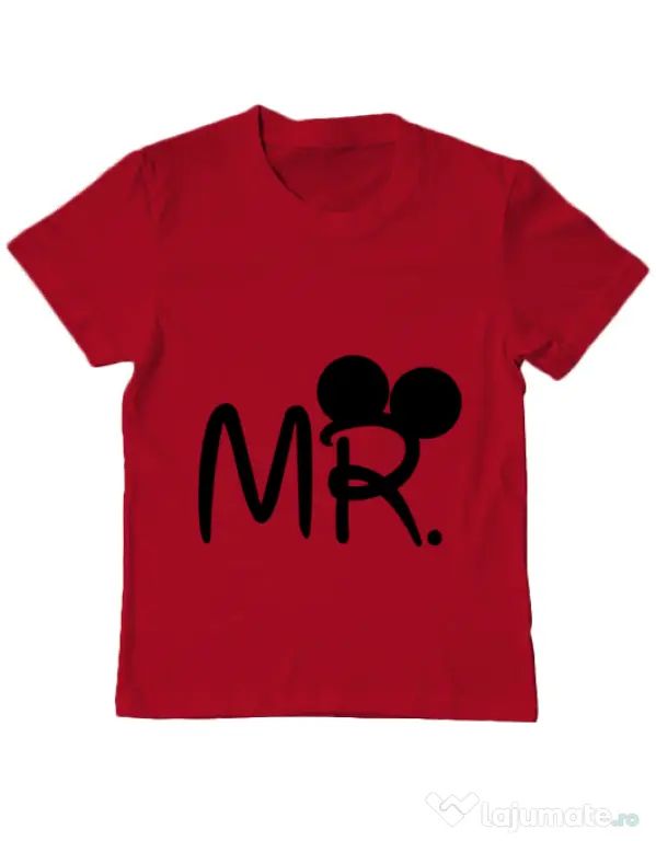 Tricou ADLER copil Mr Mickey Rosu
