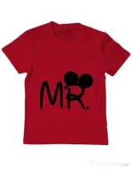 Tricou ADLER copil Mr Mickey Rosu